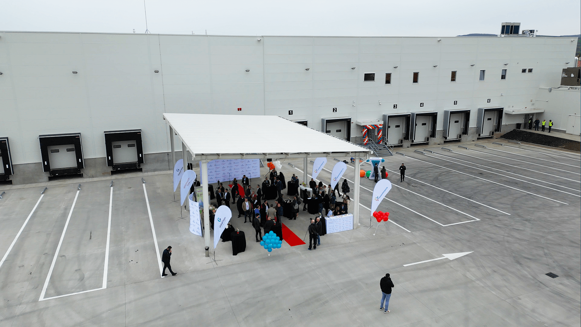 FrieslandCampina inaugurated the logistics center in Mureș,..