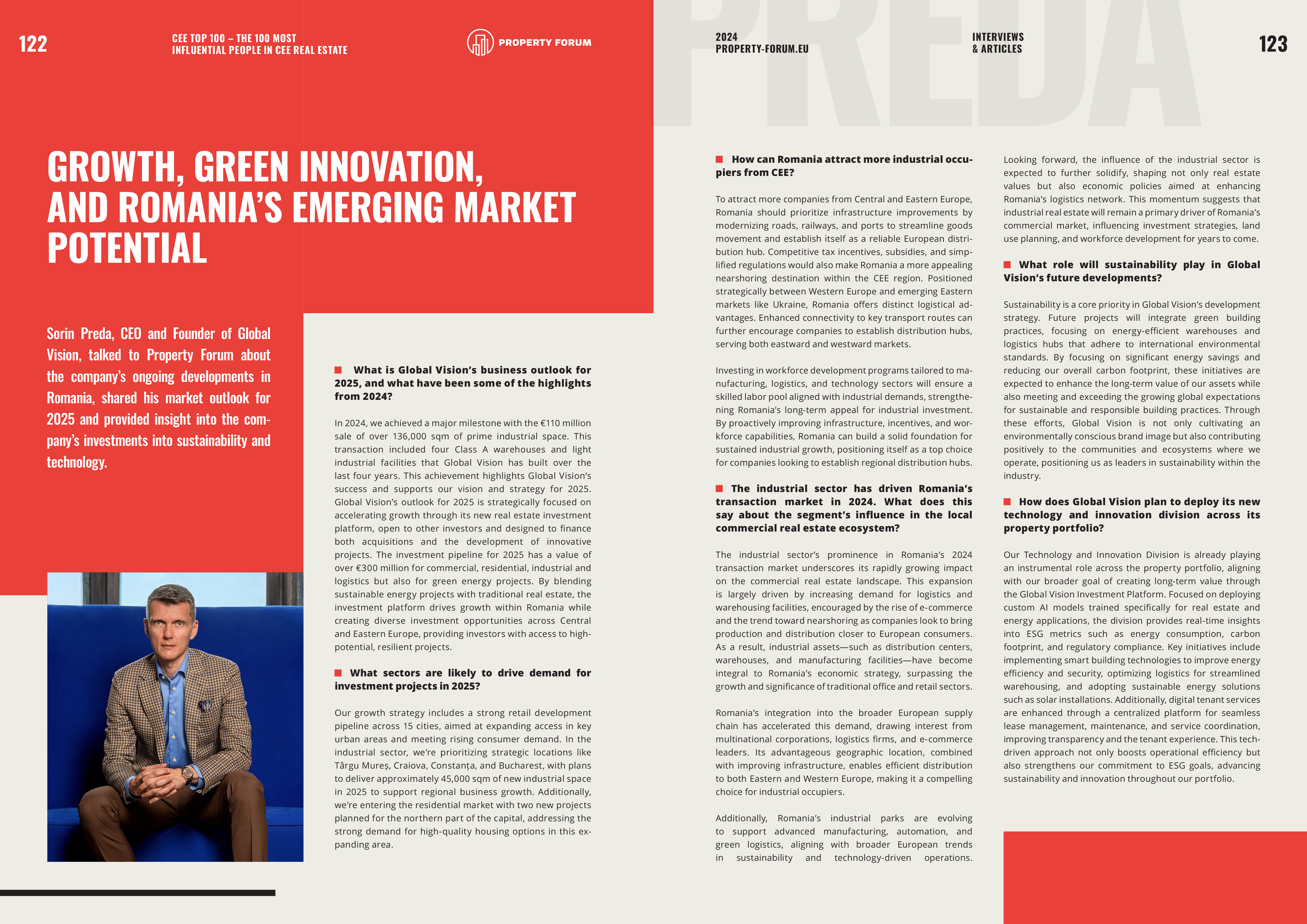 CEE TOP 100 – Growth, green innovation, and Romania’s emerging market potential